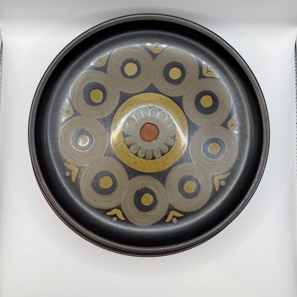 Denby Arabesque 10 Inch Dinner Plates Set of 5. - Picture 3 of 10